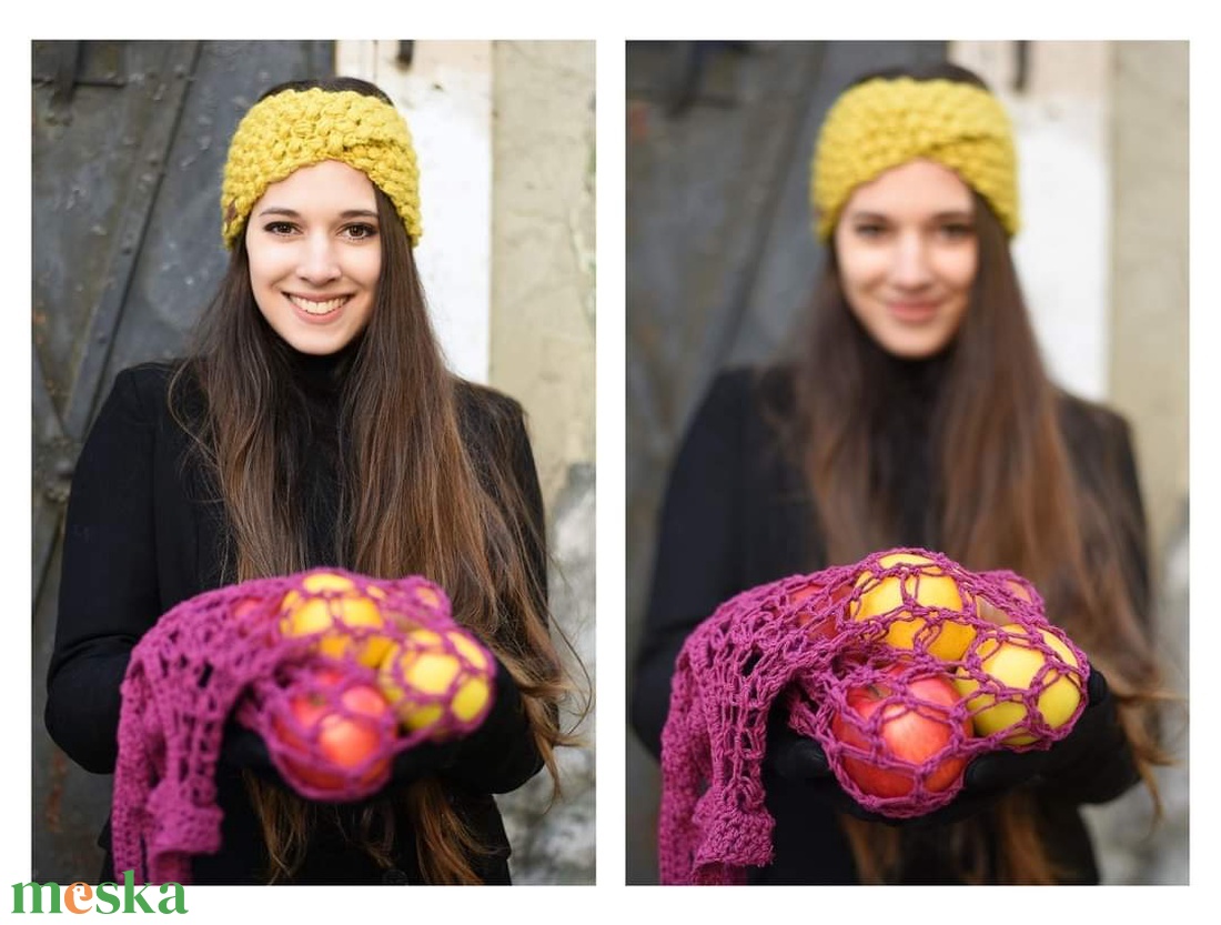 Horgolt cekkertáska a zero waste jegyében  - táska & tok - bevásárlás & shopper táska - zöldség/gyümölcs zsák - Meska.hu