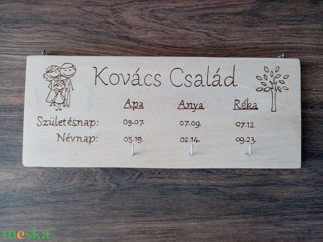 Fali kulcstartó, fali kulcsakasztó, családi öröknaptár, családi naptár, kulcstartó . - otthon & életmód - dekoráció - fali és függő dekoráció - fali kulcstartó - Meska.hu Fali kulcstartó, fali kulcsakasztó, családi öröknaptár, családi naptár, kulcstartó . - otthon & életmód - dekoráció - fali és függő dekoráció - fali kulcstartó - Meska.hu