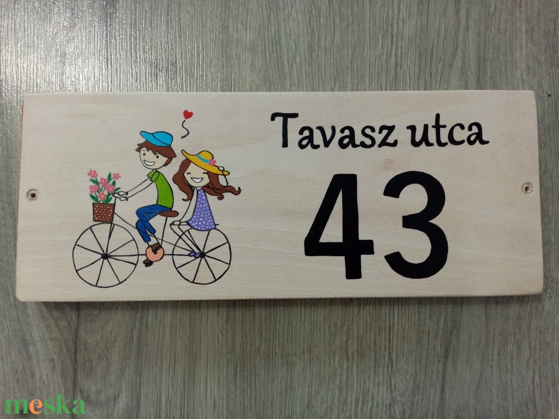 Házszám, házszámtábla, utcatábla- Biciklis tinik , házszám . - otthon & életmód - ház & kert - házszám - Meska.hu Házszám, házszámtábla, utcatábla- Biciklis tinik , házszám . - otthon & életmód - ház & kert - házszám - Meska.hu
