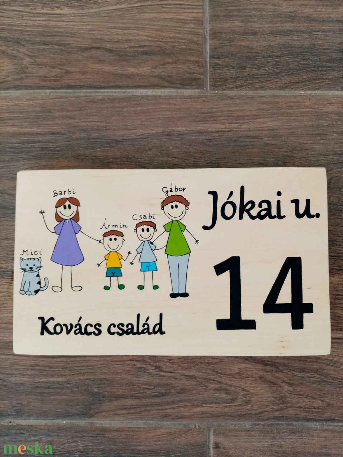Házszám, házszámtábla, utcatábla- családos , házszám . - otthon & életmód - ház & kert - házszám - Meska.hu Házszám, házszámtábla, utcatábla- családos , házszám . - otthon & életmód - ház & kert - házszám - Meska.hu
