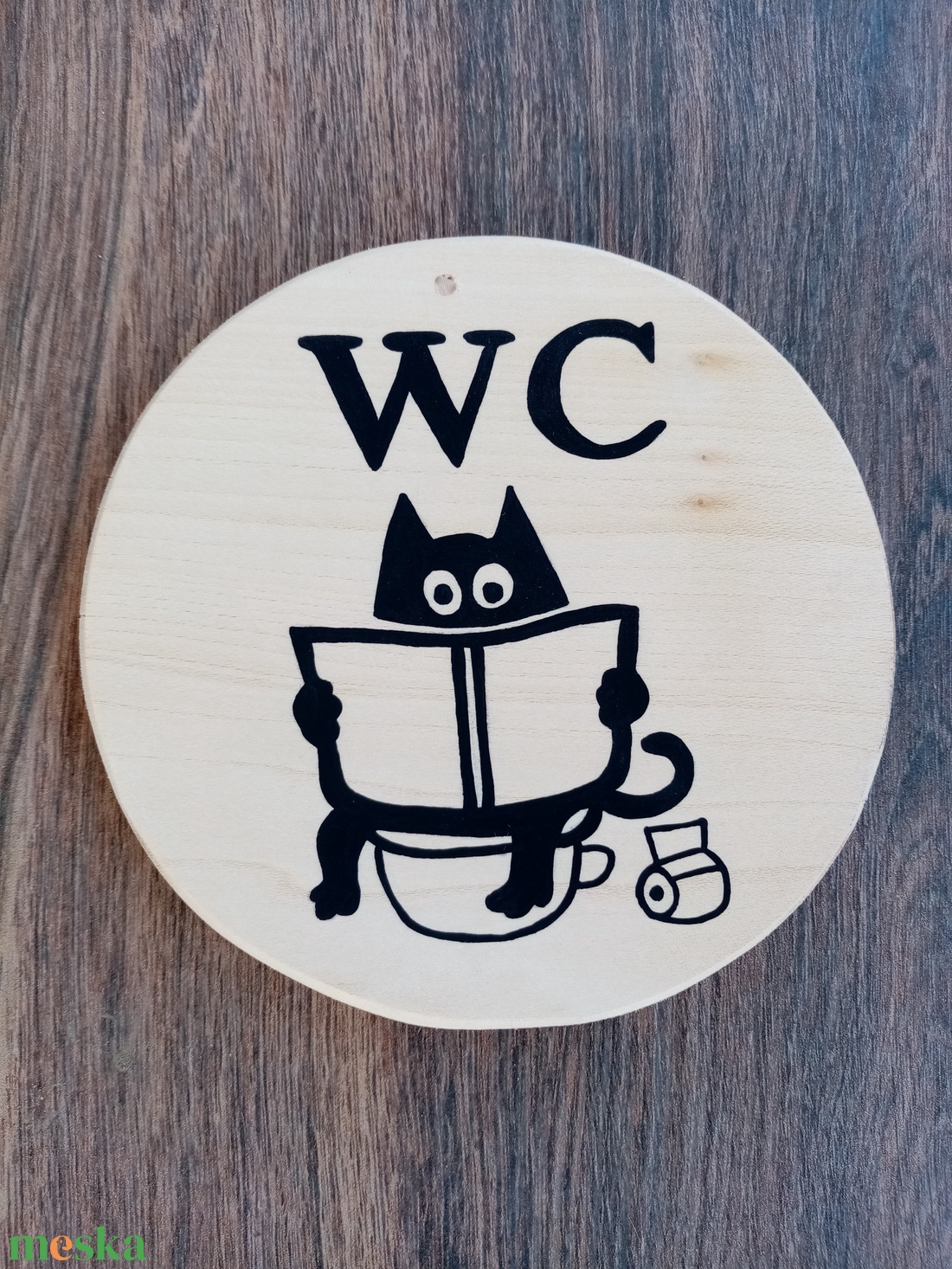 Ajtójelölő tábla, ajtó jelölő tábla, ajtódísz, kopogtató, névtábla, felirat - WC - otthon & életmód - dekoráció - ajtó- és ablak dekoráció - ajtótábla - Meska.hu