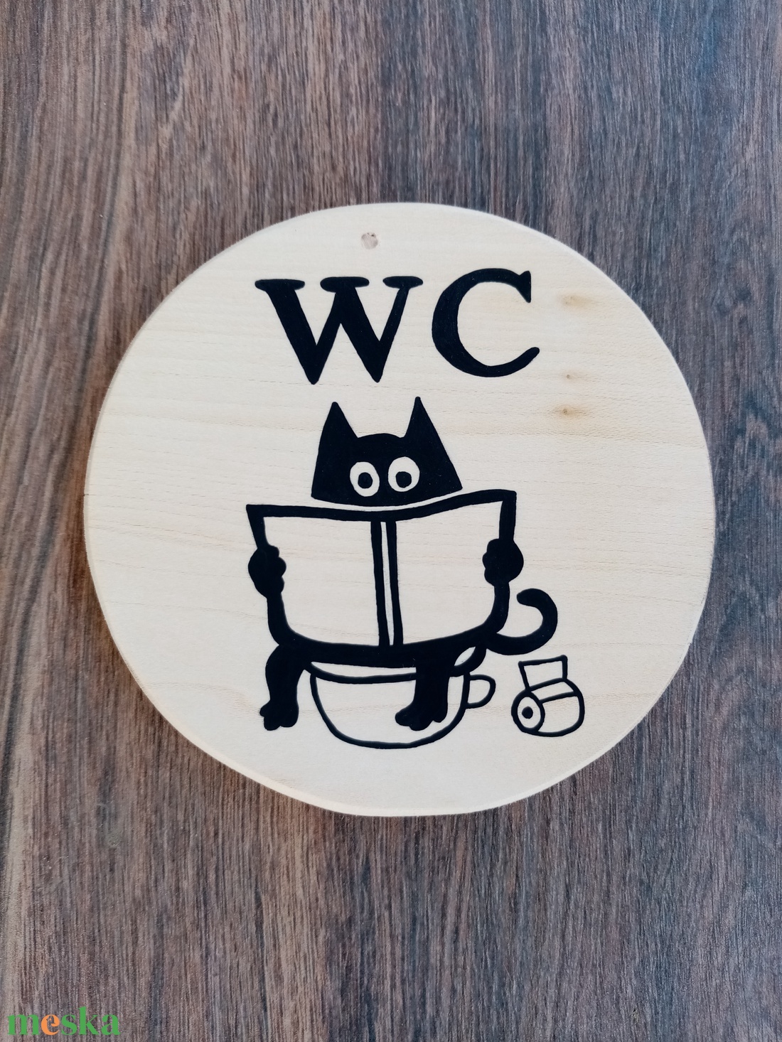 Ajtójelölő tábla, ajtó jelölő tábla, ajtódísz, kopogtató, névtábla, felirat - WC - otthon & életmód - dekoráció - ajtó- és ablak dekoráció - ajtótábla - Meska.hu