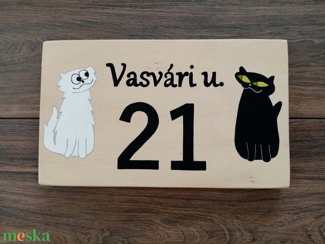 Házszám, házszámtábla, utcatábla- Szerénke és Lukrécia. Frakk a macskák réme, házszám . - otthon & életmód - ház & kert - házszám - Meska.hu Házszám, házszámtábla, utcatábla- Szerénke és Lukrécia. Frakk a macskák réme, házszám . - otthon & életmód - ház & kert - házszám - Meska.hu