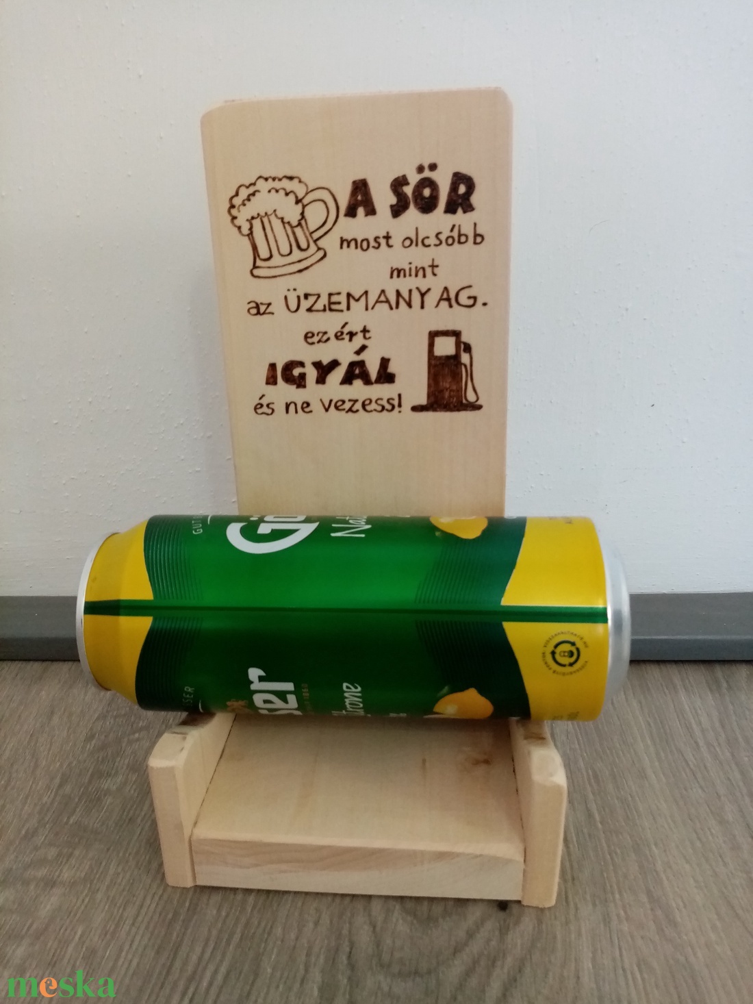 Egyedi sörtartó, névtábla, felirat, dekoráció akciós termékkép 1