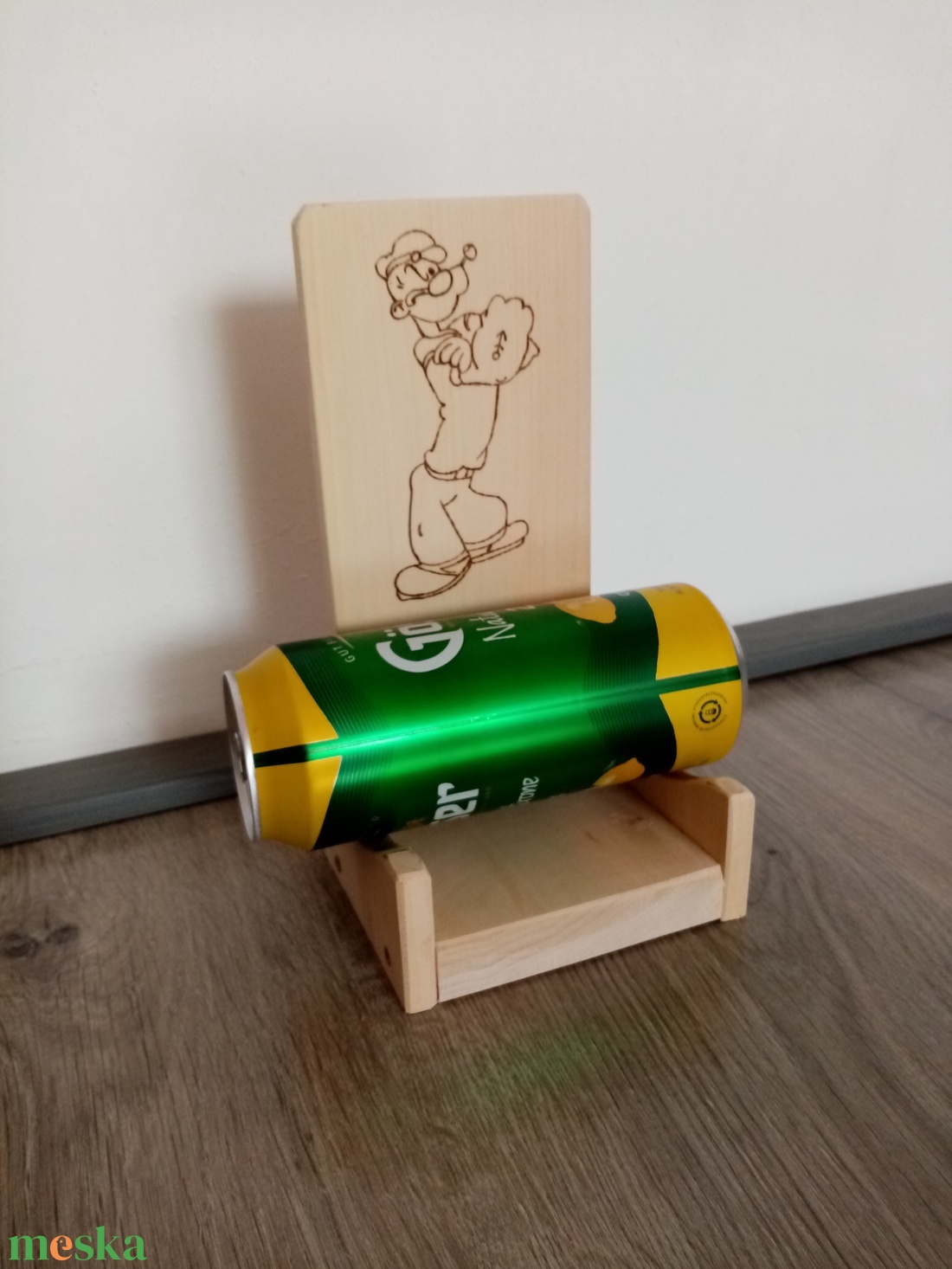 Popeye- sörtartó, energiaital tartó, bortartó, asztaldísz akciós termékkép 1