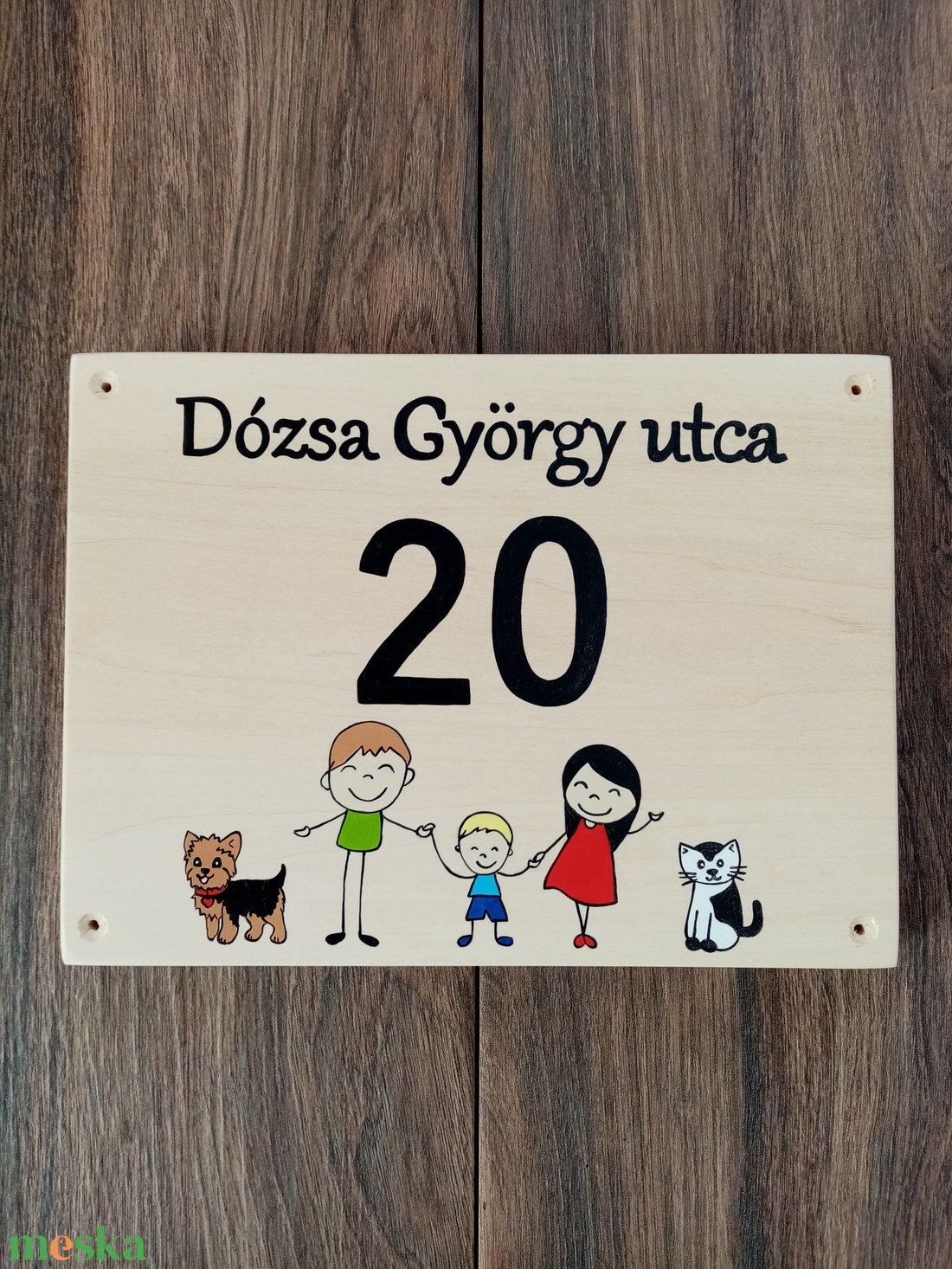Házszám, házszámtábla, utcatábla- Család háziállatokkal , házszám . - otthon & életmód - ház & kert - házszám - Meska.hu Házszám, házszámtábla, utcatábla- Család háziállatokkal , házszám . - otthon & életmód - ház & kert - házszám - Meska.hu