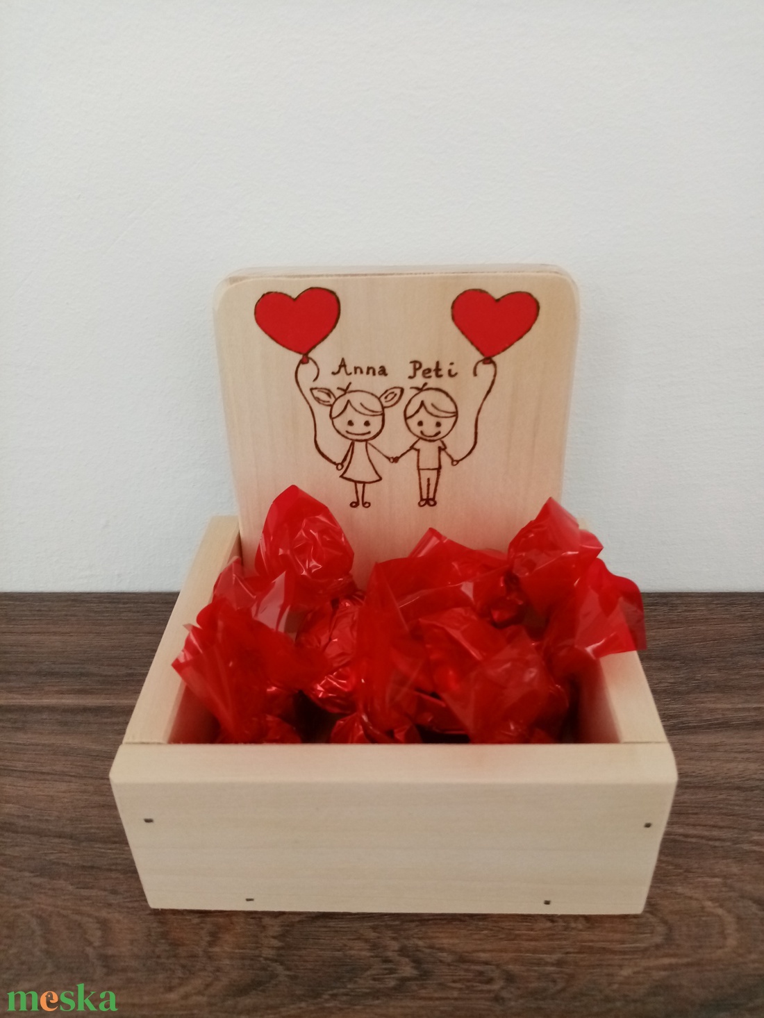 Cukorkatartó box- Szerelmesek akciós termékkép 1