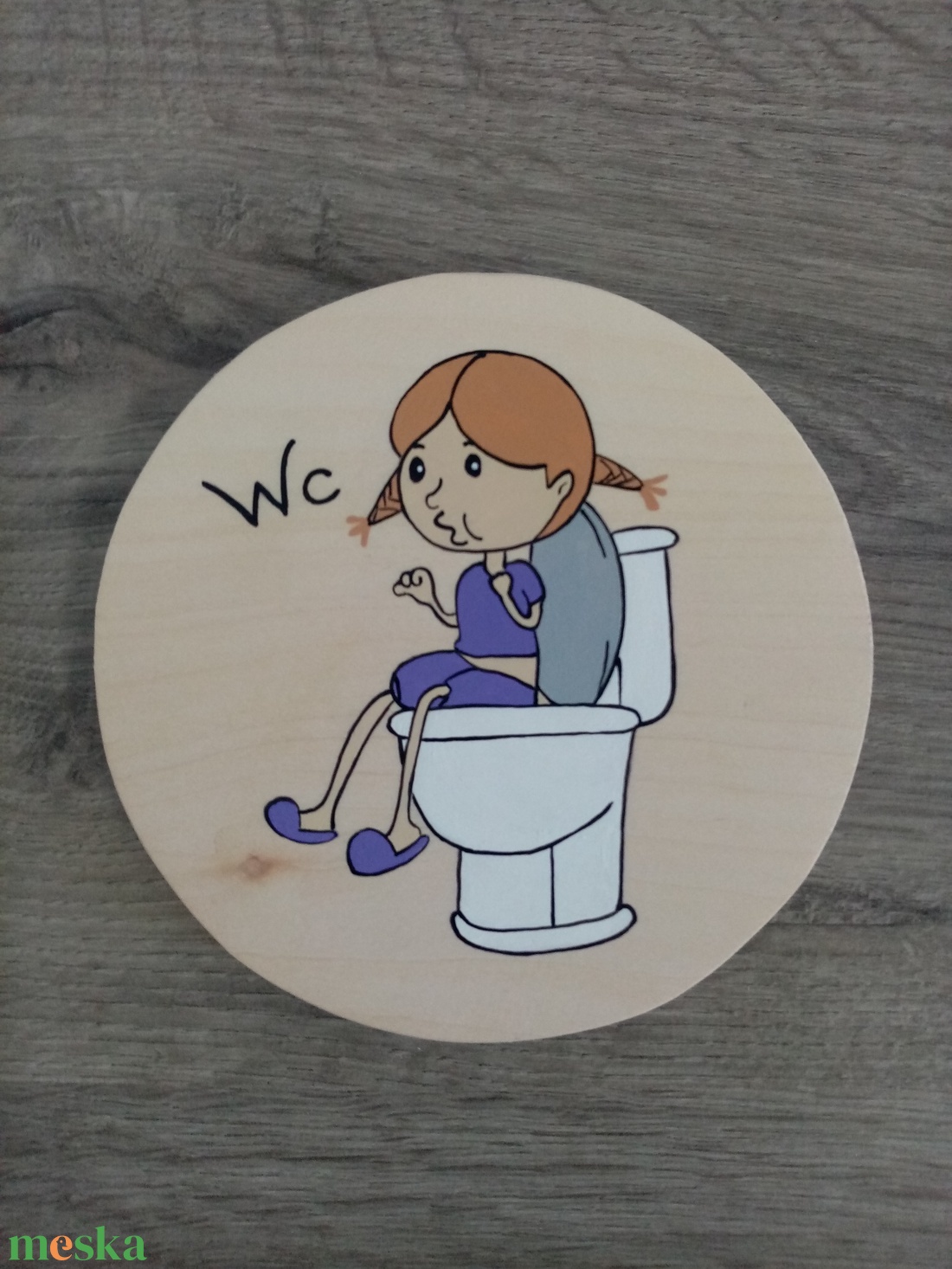 Ajtójelölő tábla, ajtó jelölő tábla - Wc akciós termékkép 1