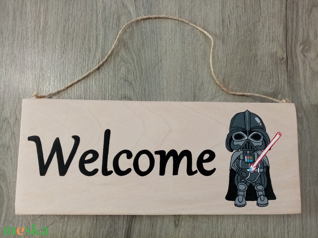 Star Wars - Darth Wader - welcome tábla, Isten hozott tábla - otthon & életmód - dekoráció - kép & falikép - táblakép - Meska.hu Star Wars - Darth Wader - welcome tábla, Isten hozott tábla - otthon & életmód - dekoráció - kép & falikép - táblakép - Meska.hu