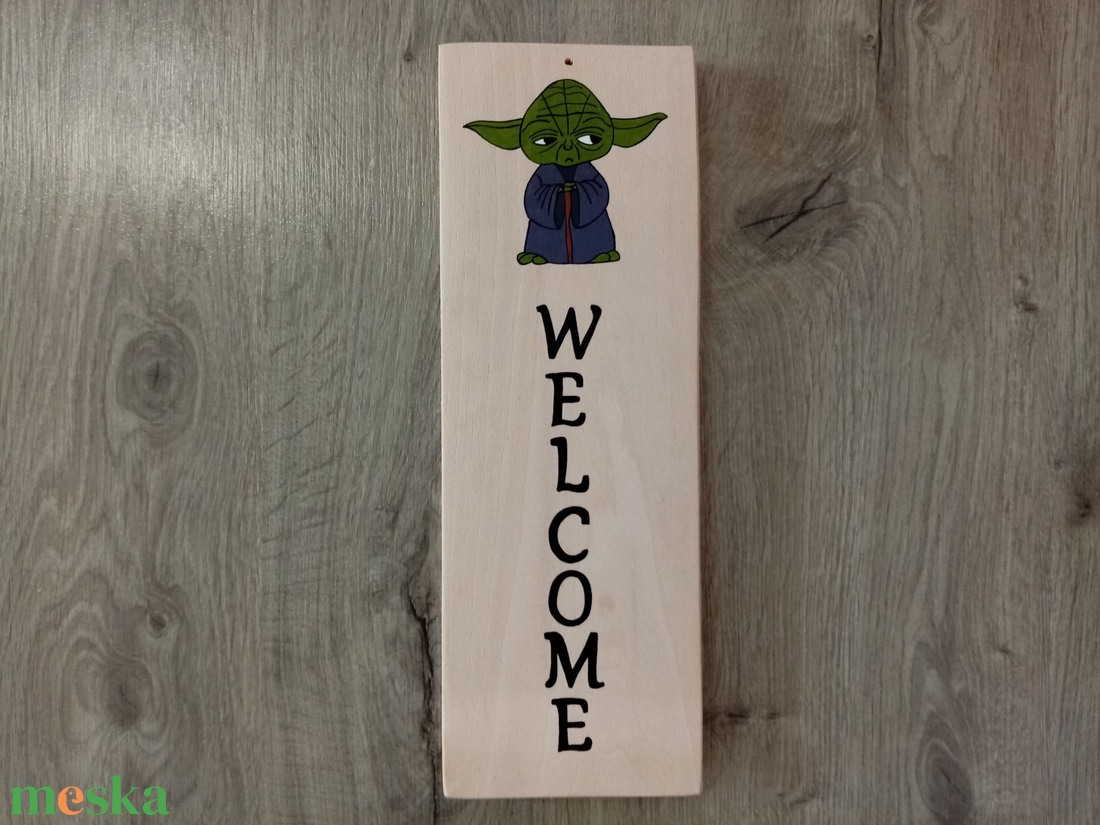 Yoda welcome tábla, Isten hozott tábla - otthon & életmód - ház & kert - házszám - Meska.hu Yoda welcome tábla, Isten hozott tábla - otthon & életmód - ház & kert - házszám - Meska.hu