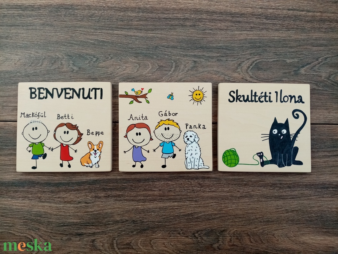 Névre szóló ajtójelölő tábla, ajtódísz, kopogtató- fonal galiba - otthon & életmód - dekoráció - ajtó- és ablak dekoráció - ajtótábla - Meska.hu Névre szóló ajtójelölő tábla, ajtódísz, kopogtató- fonal galiba - otthon & életmód - dekoráció - ajtó- és ablak dekoráció - ajtótábla - Meska.hu