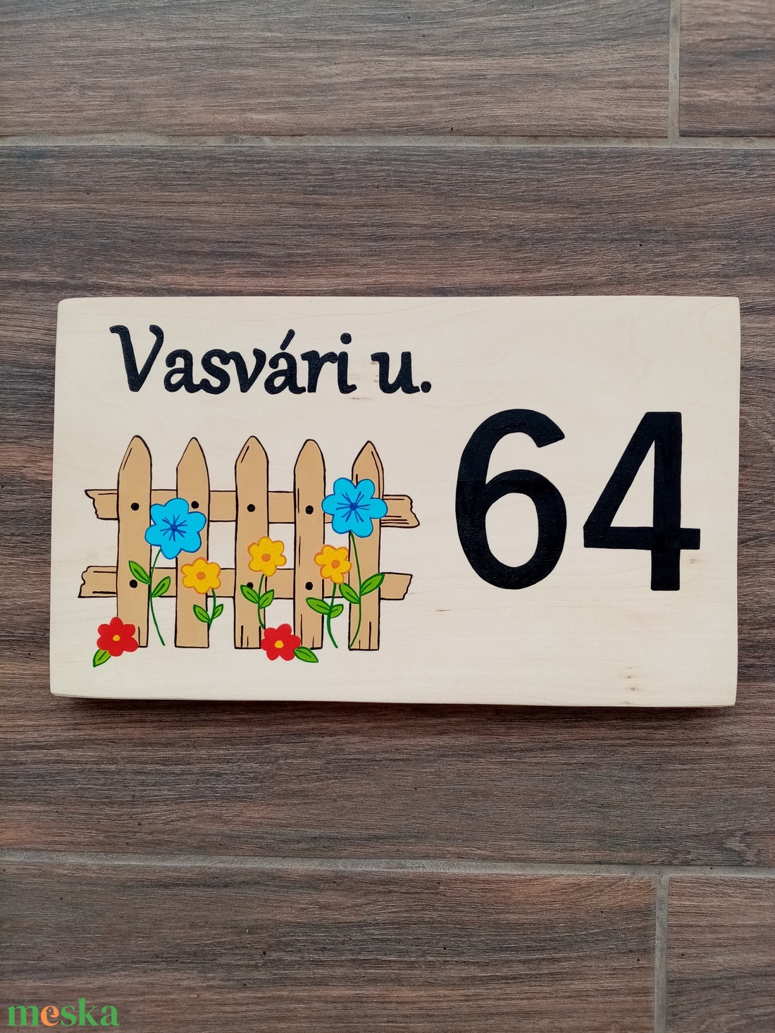 Házszám, házszámtábla, utcatábla- Kerítés virágokkal , házszám . - otthon & életmód - ház & kert - házszám - Meska.hu Házszám, házszámtábla, utcatábla- Kerítés virágokkal , házszám . - otthon & életmód - ház & kert - házszám - Meska.hu