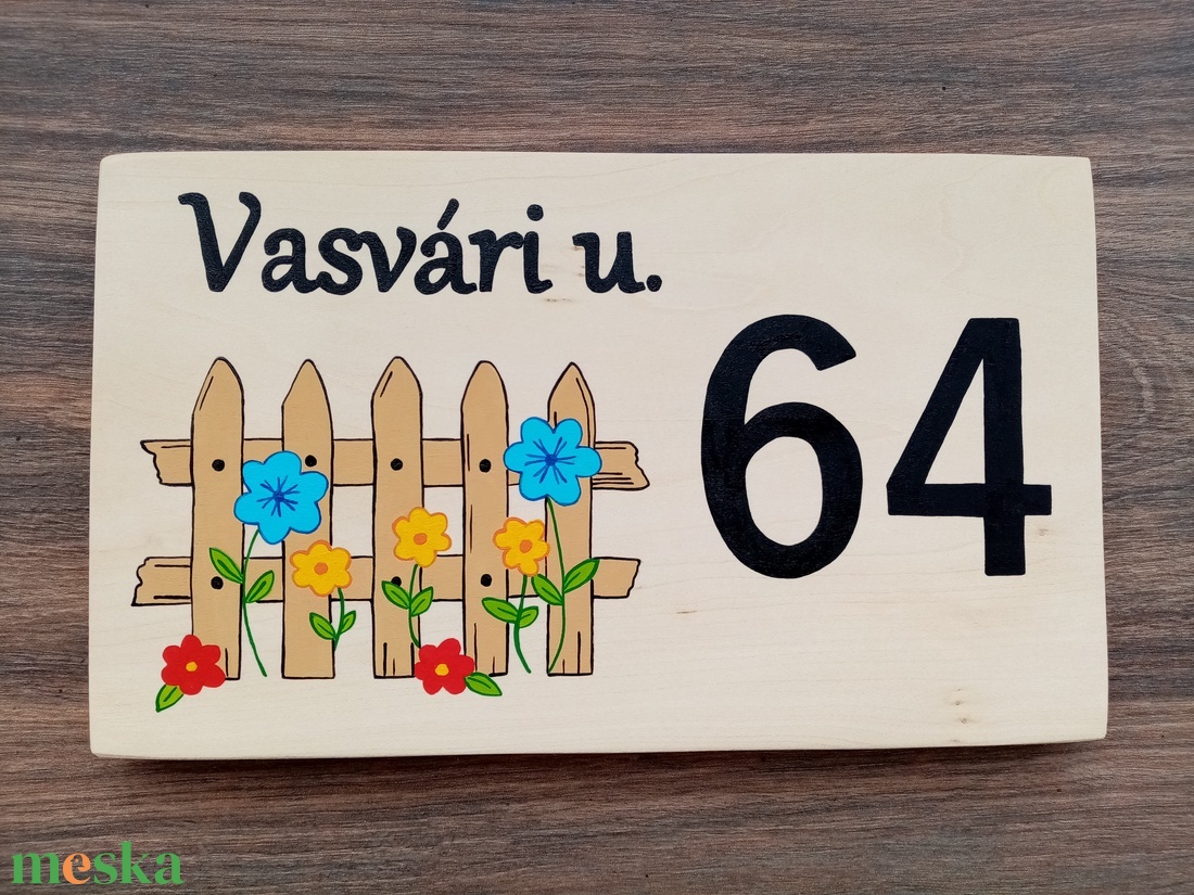 Házszám, házszámtábla, utcatábla- Kerítés virágokkal , házszám . - otthon & életmód - ház & kert - házszám - Meska.hu Házszám, házszámtábla, utcatábla- Kerítés virágokkal , házszám . - otthon & életmód - ház & kert - házszám - Meska.hu