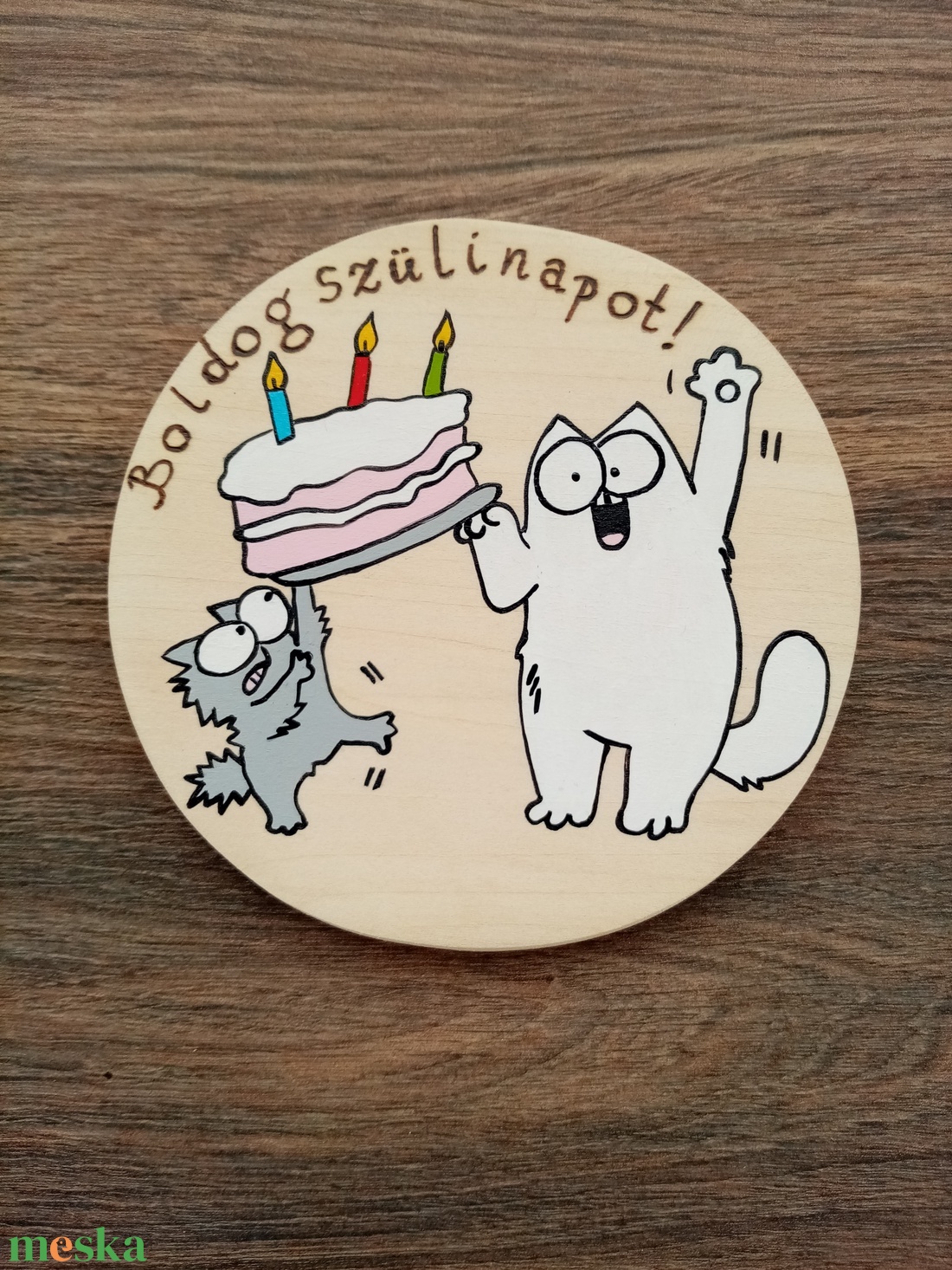 Boldog szülinapot ! - Simon's cat köszöntő tábla - otthon & életmód - ház & kert - névtábla - Meska.hu Boldog szülinapot ! - Simon's cat köszöntő tábla - otthon & életmód - ház & kert - névtábla - Meska.hu