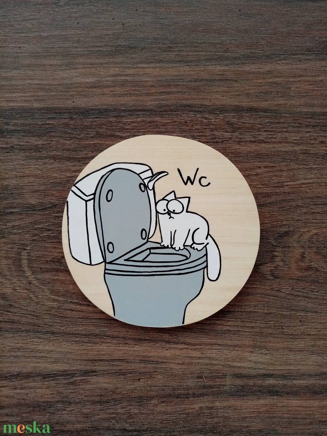 Simon's cat - Wc tábla . Ajtójelölő tábla, ajtó jelölő tábla, névtábla, felirat, kopogtató - otthon & életmód - dekoráció - fali és függő dekoráció - felirat - Meska.hu Simon's cat - Wc tábla . Ajtójelölő tábla, ajtó jelölő tábla, névtábla, felirat, kopogtató - otthon & életmód - dekoráció - fali és függő dekoráció - felirat - Meska.hu