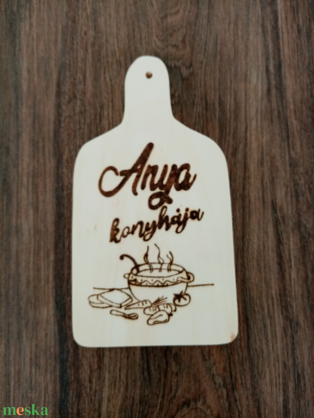 ,,Anya konyhája" vágódeszka, fakép , névtábla, felirat akciós termékkép 1