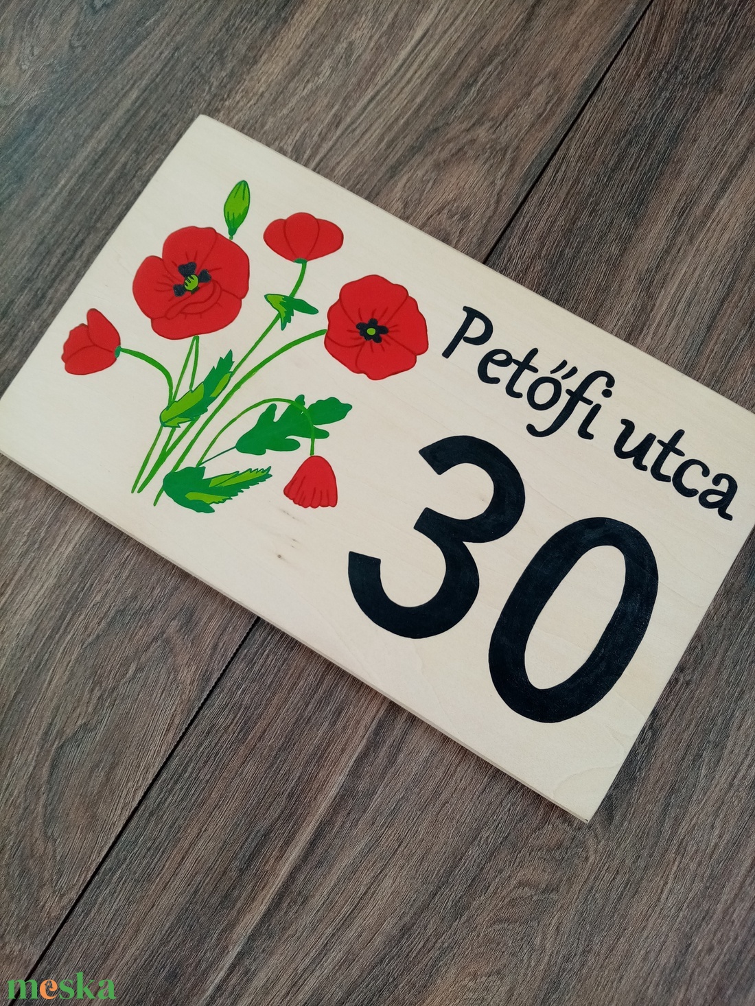 Házszám, házszámtábla, utcatábla- Pipacs csokor- házszám - otthon & életmód - ház & kert - házszám - Meska.hu Házszám, házszámtábla, utcatábla- Pipacs csokor- házszám - otthon & életmód - ház & kert - házszám - Meska.hu