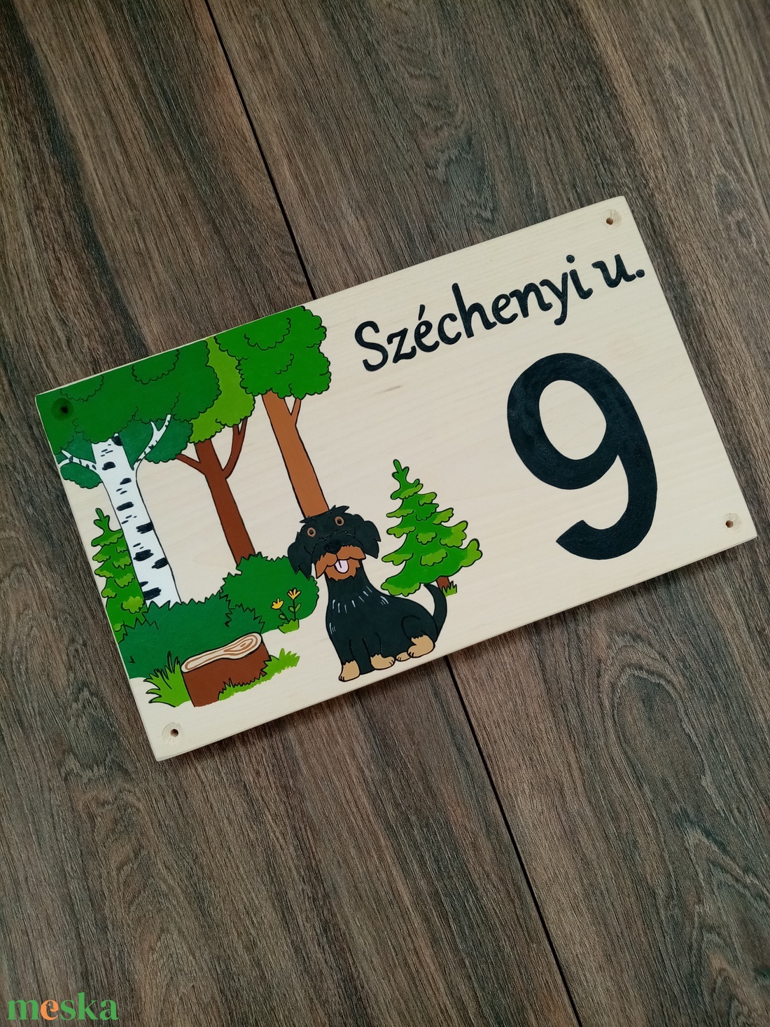Házszám, házszámtábla, utcatábla- Kutyus az erdőben. - Házszám - otthon & életmód - ház & kert - házszám - Meska.hu Házszám, házszámtábla, utcatábla- Kutyus az erdőben. - Házszám - otthon & életmód - ház & kert - házszám - Meska.hu