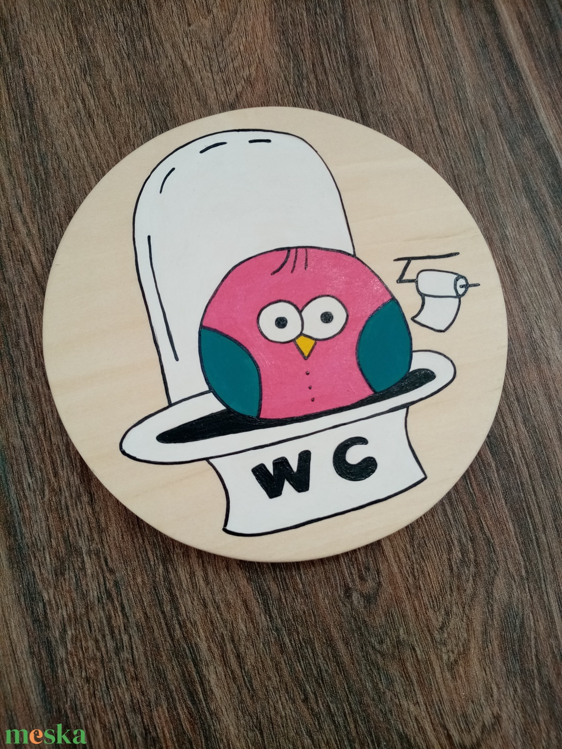 Ajtótábla, névtábla, kopogtató, felirat- Bagoly a wc-n - otthon & életmód - ház & kert - névtábla - Meska.hu Ajtótábla, névtábla, kopogtató, felirat- Bagoly a wc-n - otthon & életmód - ház & kert - névtábla - Meska.hu