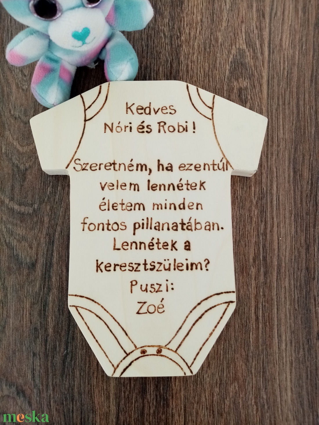 Keresztszülő felkérő baba body , fakép, felirat, tábla - játék & sport - keresztelőajándékok - Meska.hu Keresztszülő felkérő baba body , fakép, felirat, tábla - játék & sport - keresztelőajándékok - Meska.hu