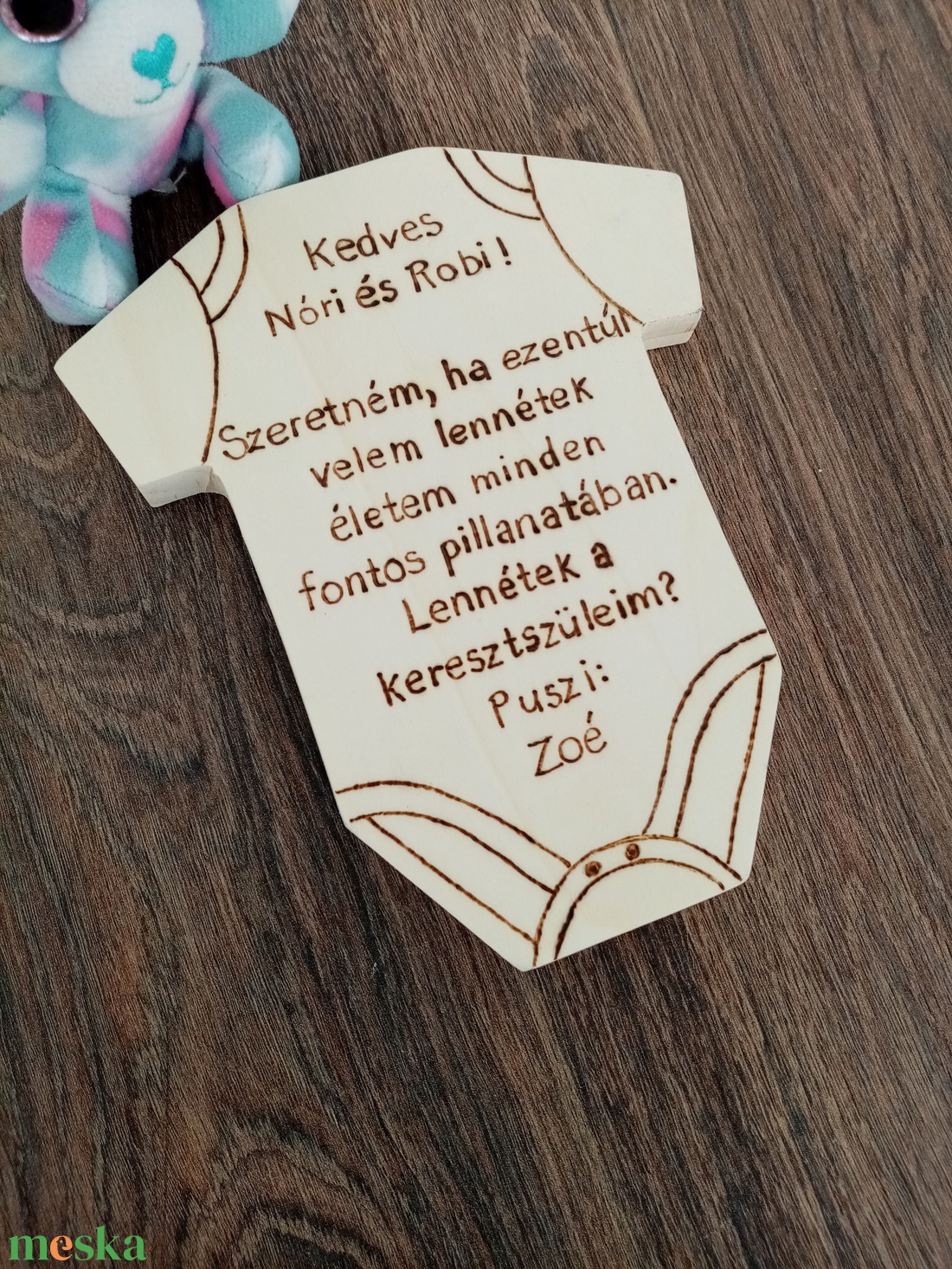 Keresztszülő felkérő baba body , fakép, felirat, tábla - játék & sport - keresztelőajándékok - Meska.hu Keresztszülő felkérő baba body , fakép, felirat, tábla - játék & sport - keresztelőajándékok - Meska.hu