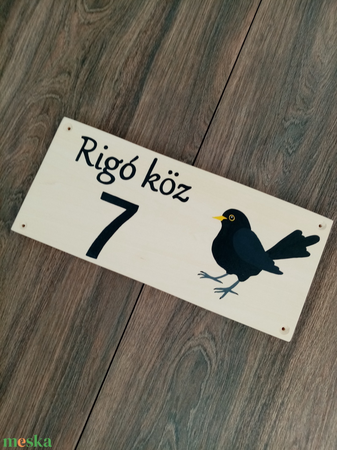 Házszám, házszámtábla, utcatábla- Fekete rigó , házszám . - otthon & életmód - ház & kert - házszám - Meska.hu Házszám, házszámtábla, utcatábla- Fekete rigó , házszám . - otthon & életmód - ház & kert - házszám - Meska.hu
