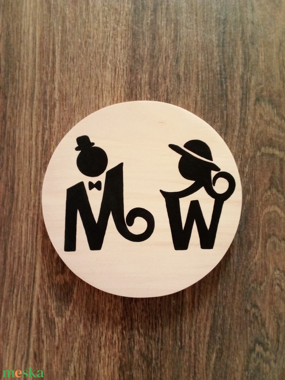 Man- Woman ajtótábla, wc tábla, kopogtató- ajtótábla akciós termékkép 1