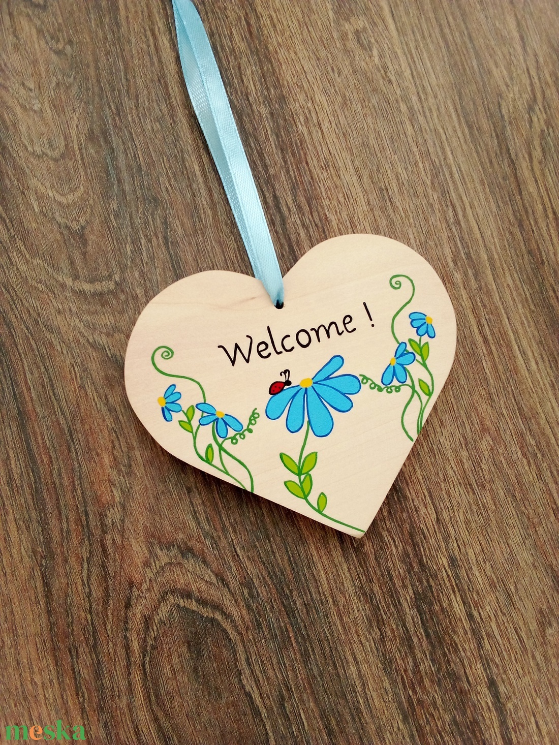Ajtótábla,Ajtó jelölő tábla, névtábla, kopogtató, felirat - Welcome tábla- katica a virágon - otthon & életmód - dekoráció - ajtó- és ablak dekoráció - ajtótábla - Meska.hu Ajtótábla,Ajtó jelölő tábla, névtábla, kopogtató, felirat - Welcome tábla- katica a virágon - otthon & életmód - dekoráció - ajtó- és ablak dekoráció - ajtótábla - Meska.hu