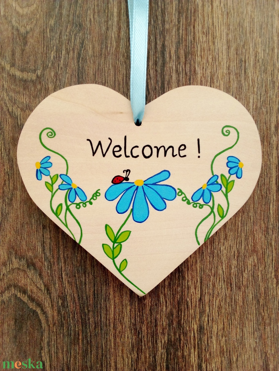 Ajtótábla,Ajtó jelölő tábla, névtábla, kopogtató, felirat - Welcome tábla- katica a virágon - otthon & életmód - dekoráció - ajtó- és ablak dekoráció - ajtótábla - Meska.hu Ajtótábla,Ajtó jelölő tábla, névtábla, kopogtató, felirat - Welcome tábla- katica a virágon - otthon & életmód - dekoráció - ajtó- és ablak dekoráció - ajtótábla - Meska.hu