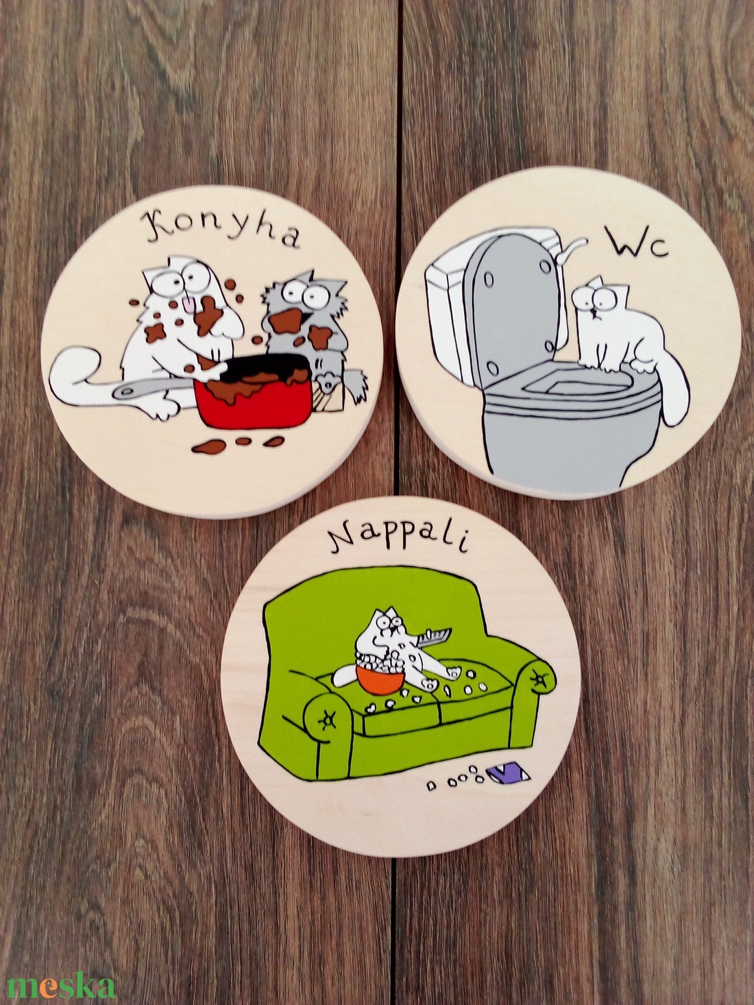 Simon' cat - 6 db-os ajtó tábla . Ajtójelölő tábla, ajtó jelölő tábla, névtábla, felirat, kopogtató - otthon & életmód - dekoráció - ajtó- és ablak dekoráció - ajtótábla - Meska.hu Simon' cat - 6 db-os ajtó tábla . Ajtójelölő tábla, ajtó jelölő tábla, névtábla, felirat, kopogtató - otthon & életmód - dekoráció - ajtó- és ablak dekoráció - ajtótábla - Meska.hu