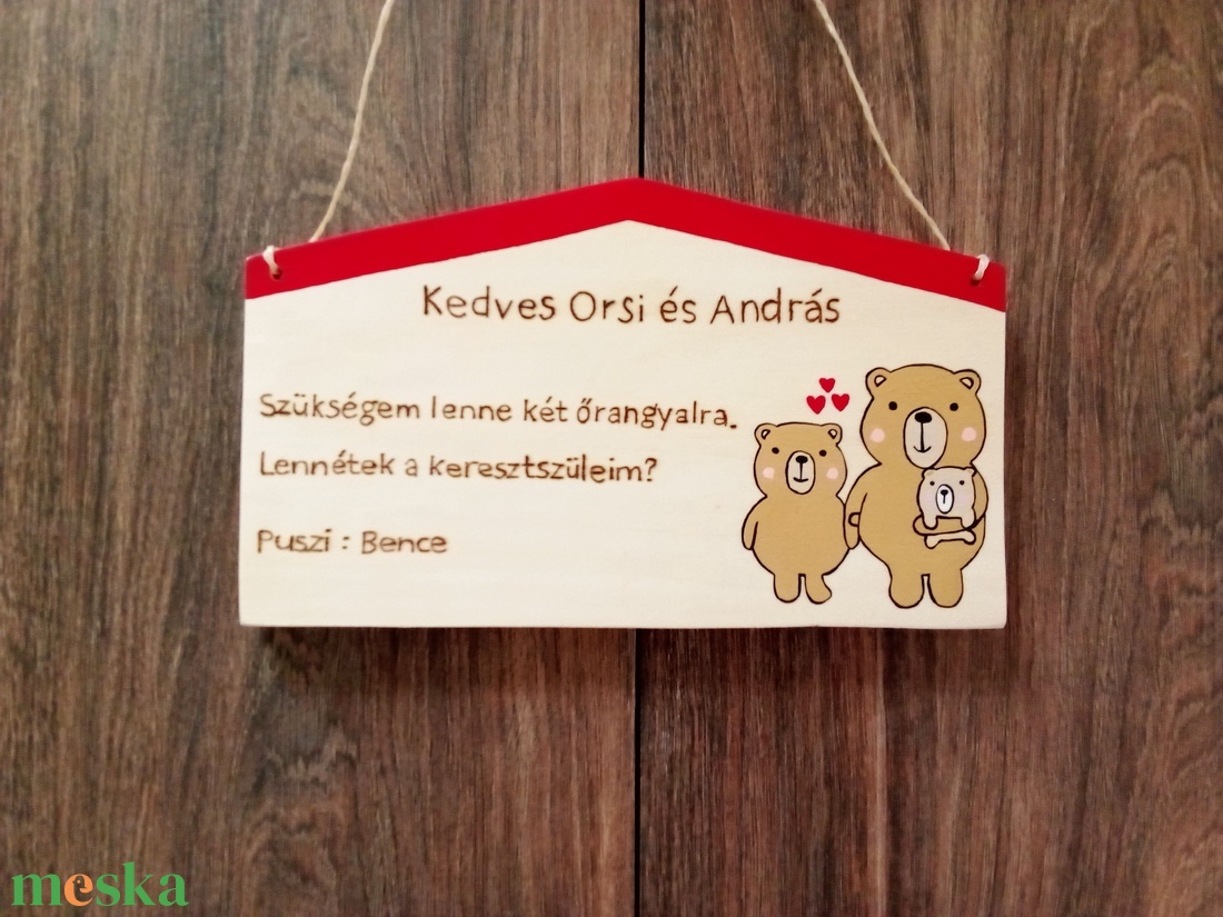 Keresztszülő felkérő táblácska , fakép, felirat, tábla - játék & sport - keresztelőajándékok - Meska.hu Keresztszülő felkérő táblácska , fakép, felirat, tábla - játék & sport - keresztelőajándékok - Meska.hu