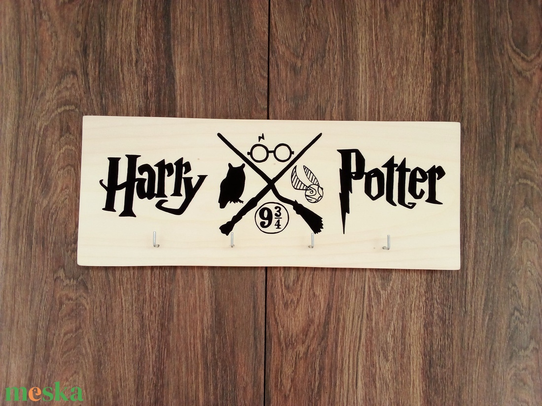 Harry Potter fali kulcstartó, fali kulcsakasztó, fogas, dekoráció akciós termékkép 1