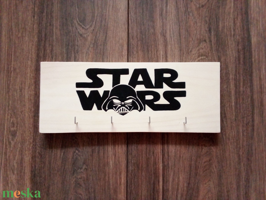 Star Wars fali kulcstartó, fali kulcsakasztó, kép, dekoráció- Darth Wader akciós termékkép 1