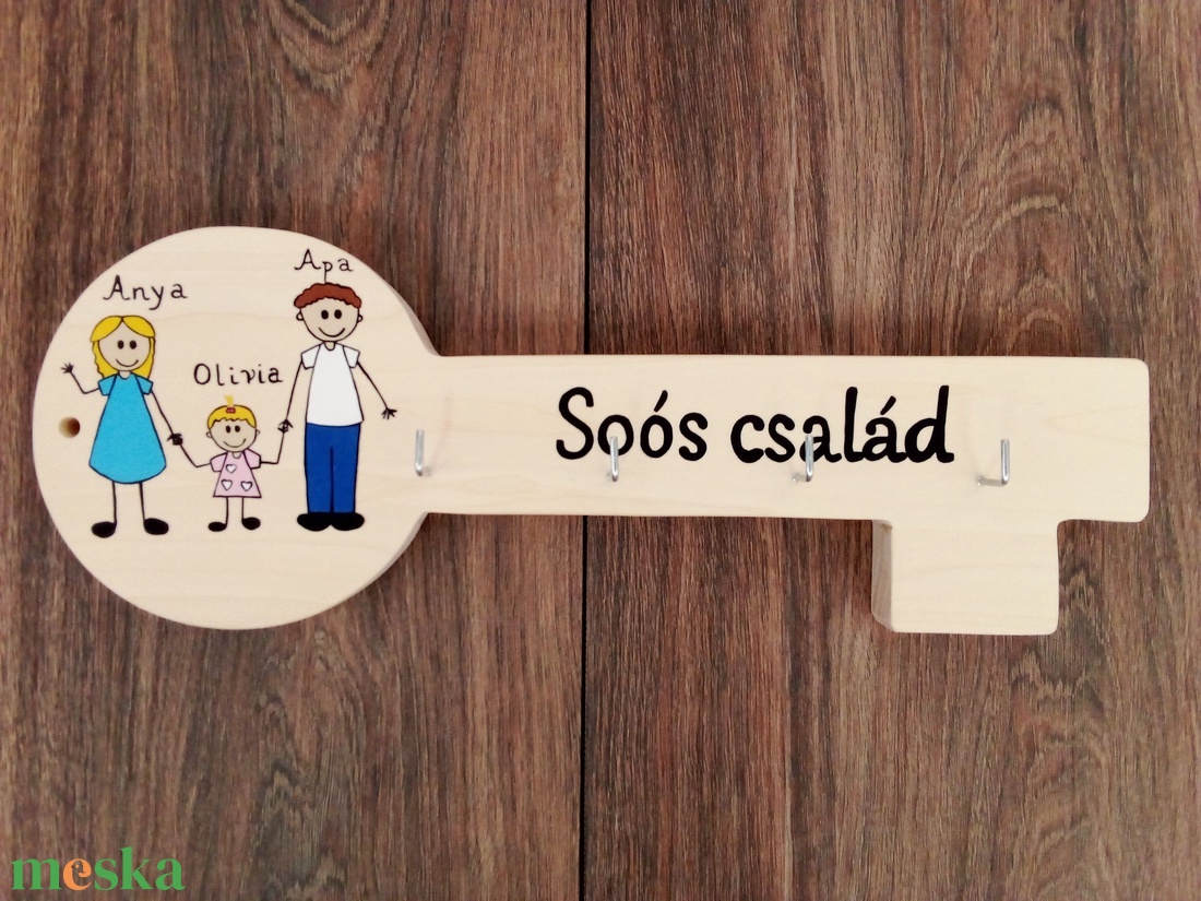Családi kulcsakasztó, kulcstartó, fali kulcstartó- kulcs alakú - otthon & életmód - dekoráció - fali és függő dekoráció - fali kulcstartó - Meska.hu Családi kulcsakasztó, kulcstartó, fali kulcstartó- kulcs alakú - otthon & életmód - dekoráció - fali és függő dekoráció - fali kulcstartó - Meska.hu