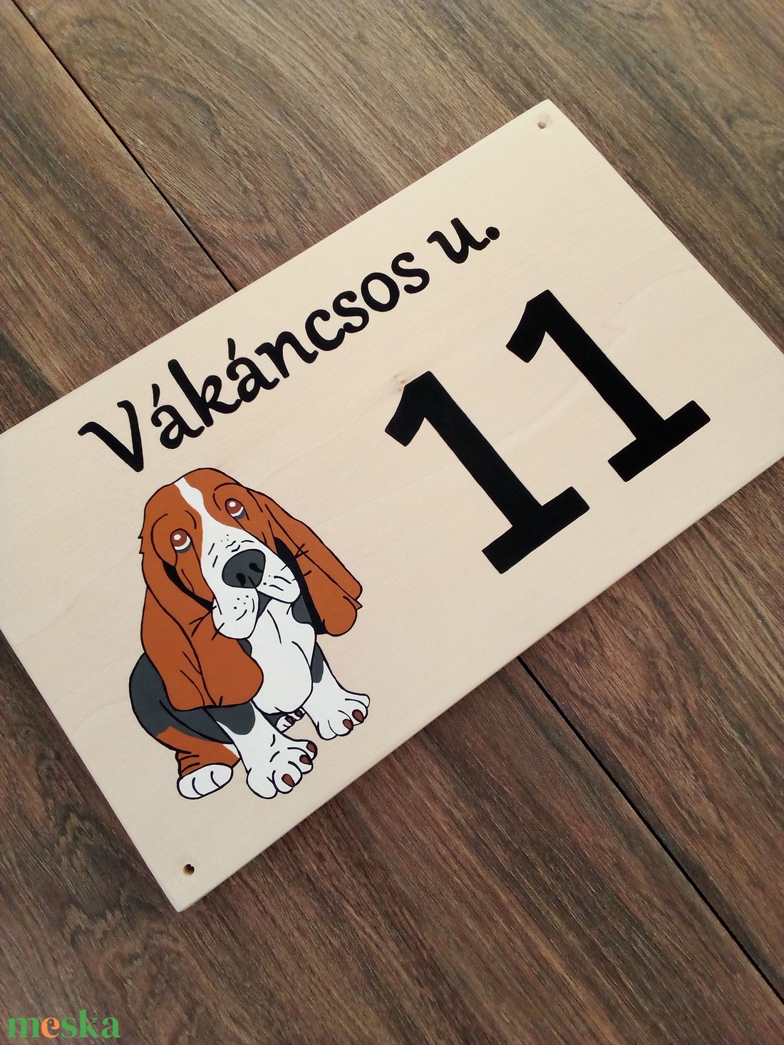 Házszám, házszámtábla, utcatábla- Basset Hound- házszám - otthon & életmód - ház & kert - házszám - Meska.hu Házszám, házszámtábla, utcatábla- Basset Hound- házszám - otthon & életmód - ház & kert - házszám - Meska.hu