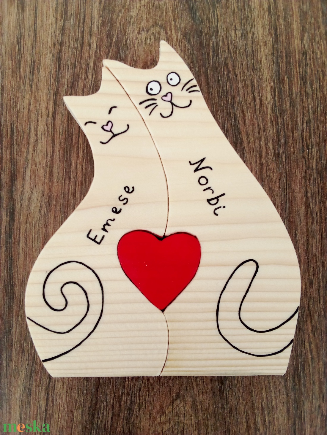 Fa cica család, forma puzzle, macska család, dísztárgy, polc dekoráció - otthon & életmód - dekoráció - dísztárgy - Meska.hu Fa cica család, forma puzzle, macska család, dísztárgy, polc dekoráció - otthon & életmód - dekoráció - dísztárgy - Meska.hu