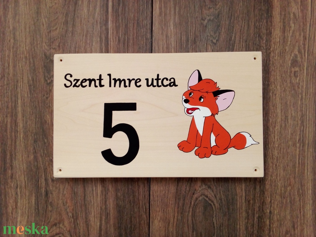 Házszám, házszámtábla, utcatábla- A kis Vuk, házszám . - otthon & életmód - ház & kert - házszám - Meska.hu Házszám, házszámtábla, utcatábla- A kis Vuk, házszám . - otthon & életmód - ház & kert - házszám - Meska.hu