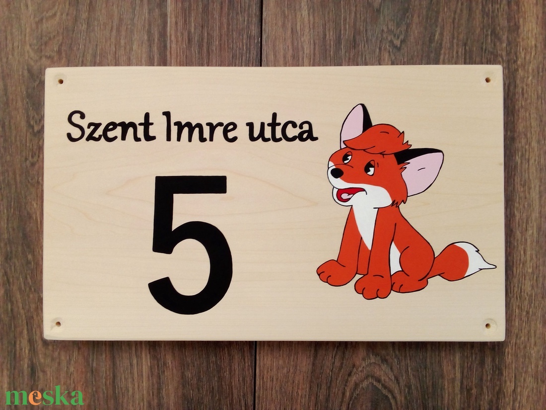 Házszám, házszámtábla, utcatábla- A kis Vuk, házszám . - otthon & életmód - ház & kert - házszám - Meska.hu Házszám, házszámtábla, utcatábla- A kis Vuk, házszám . - otthon & életmód - ház & kert - házszám - Meska.hu