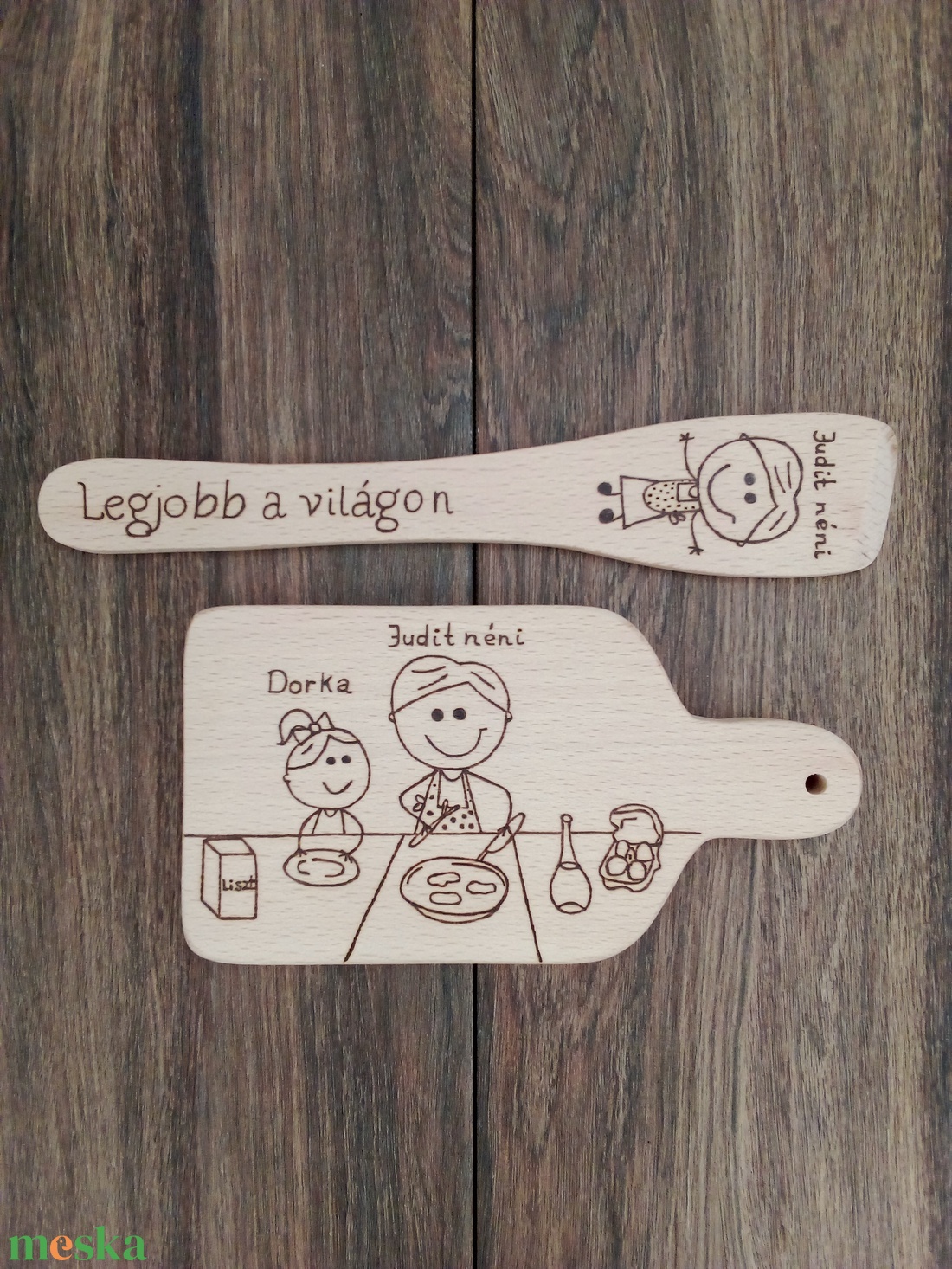 Fakanál, teflon lapát szett - Legjobb a világon - otthon & életmód - konyhafelszerelés, tálalás - sütés, főzés - vágódeszka - Meska.hu Fakanál, teflon lapát szett - Legjobb a világon - otthon & életmód - konyhafelszerelés, tálalás - sütés, főzés - vágódeszka - Meska.hu