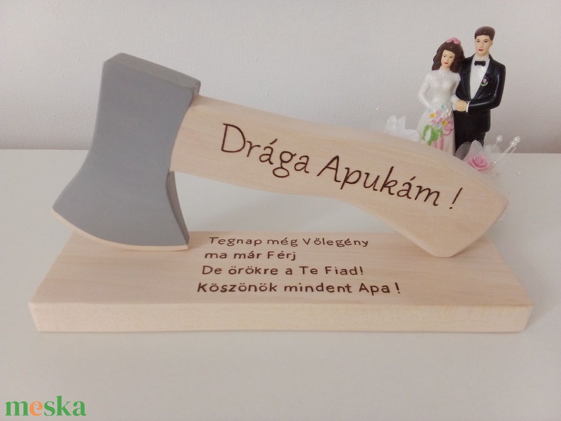 Szülőköszöntő fa balta , köszönőajándék, esküvői ajándék - esküvő - emlék & ajándék - szülőköszöntő ajándék - Meska.hu Szülőköszöntő fa balta , köszönőajándék, esküvői ajándék - esküvő - emlék & ajándék - szülőköszöntő ajándék - Meska.hu