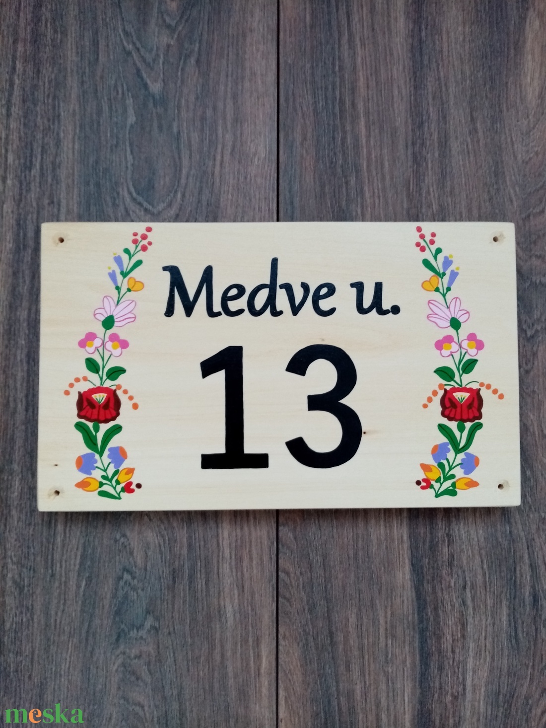 Házszám, házszámtábla, utcatábla- Kalocsai mintás , házszám . - otthon & életmód - ház & kert - házszám - Meska.hu Házszám, házszámtábla, utcatábla- Kalocsai mintás , házszám . - otthon & életmód - ház & kert - házszám - Meska.hu