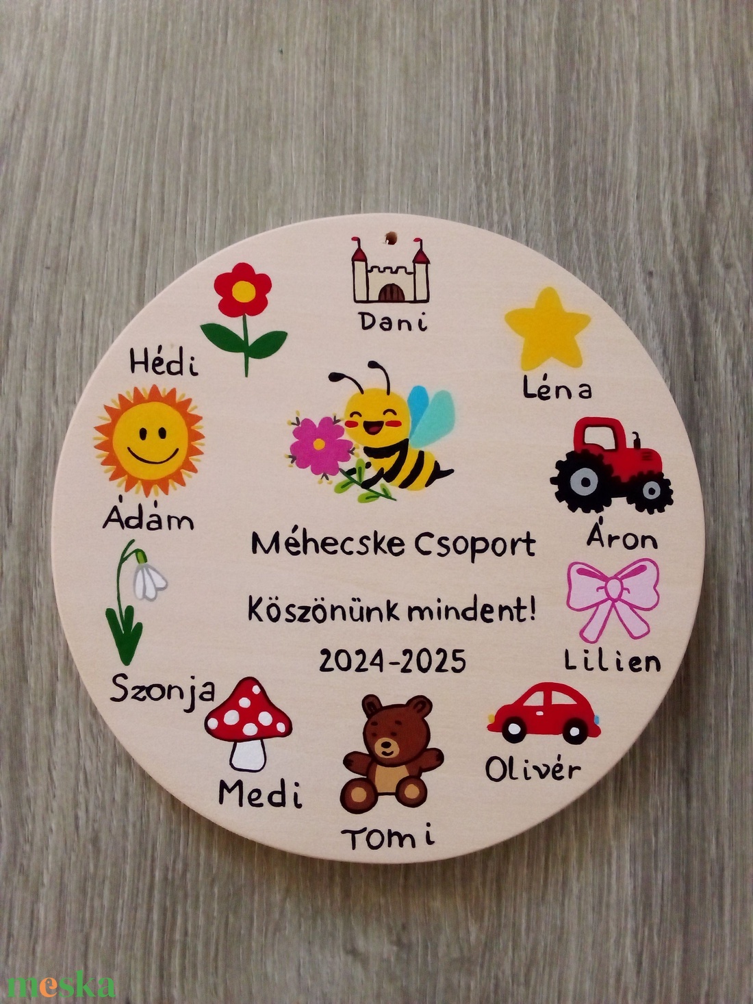 Óvodai ballagás, bölcsődei ballagás alkalmából készült tábla, névtábla, ovis jel - 7 db - játék & sport - ovis felszerelés - óvodai jelek - Meska.hu