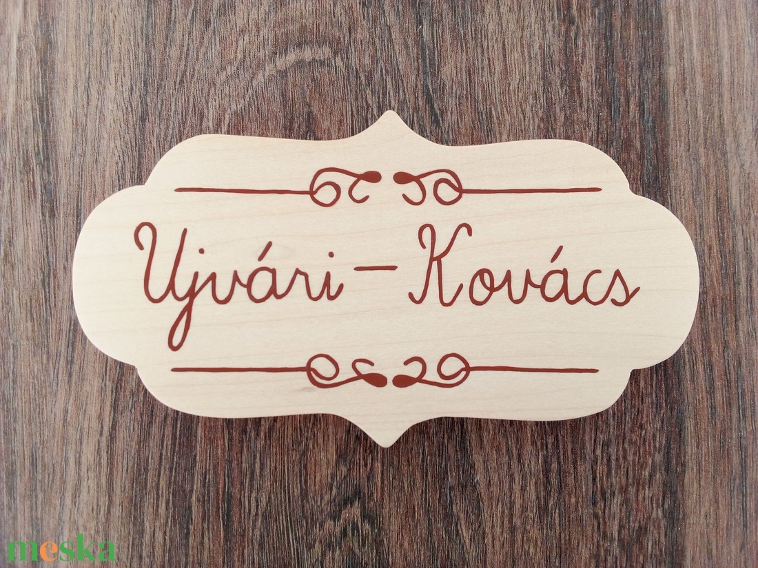 Névtábla , ajtótábla, postaláda tábla - otthon & életmód - ház & kert - névtábla - Meska.hu
