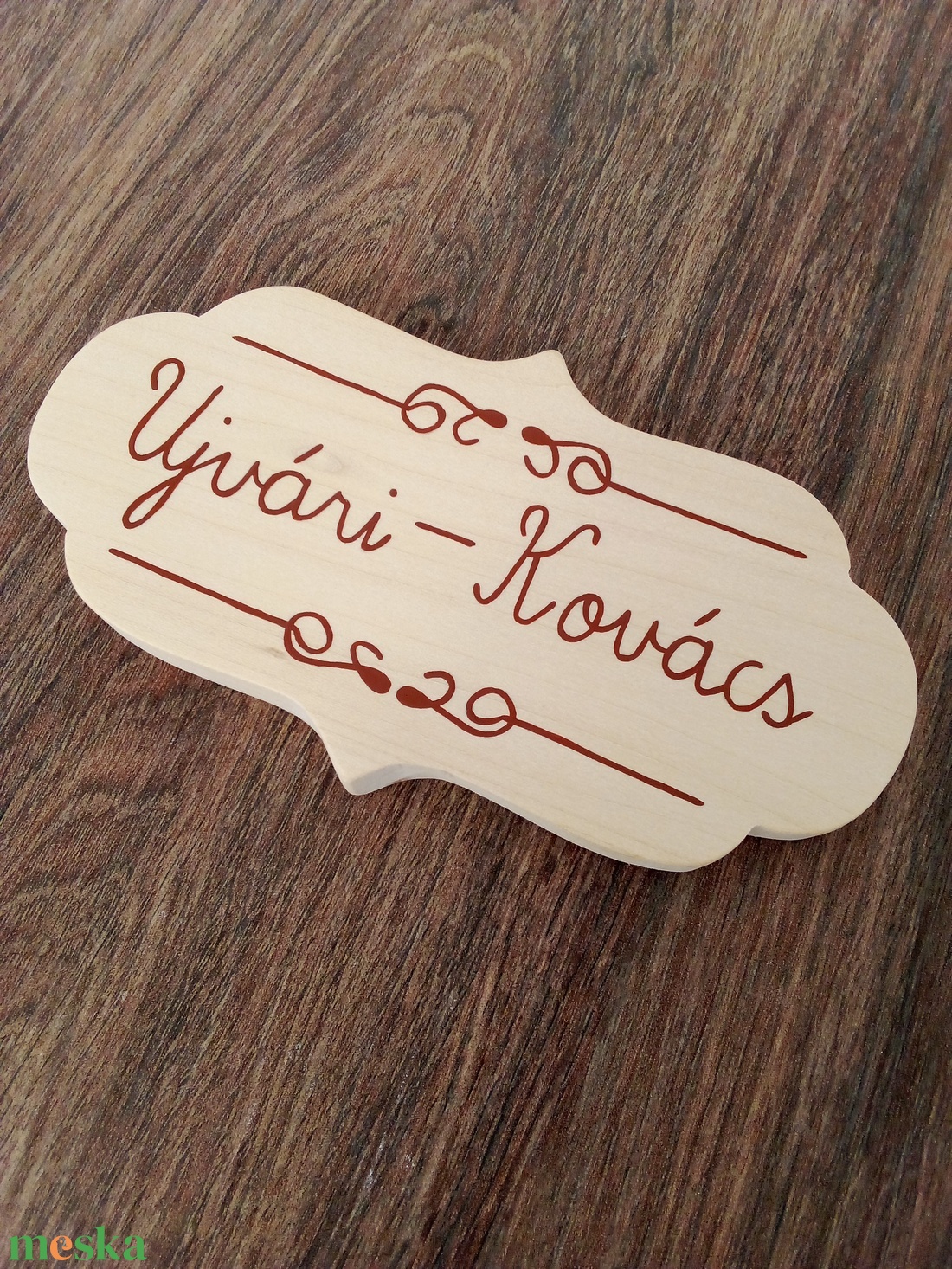 Névtábla , ajtótábla, postaláda tábla - otthon & életmód - ház & kert - névtábla - Meska.hu
