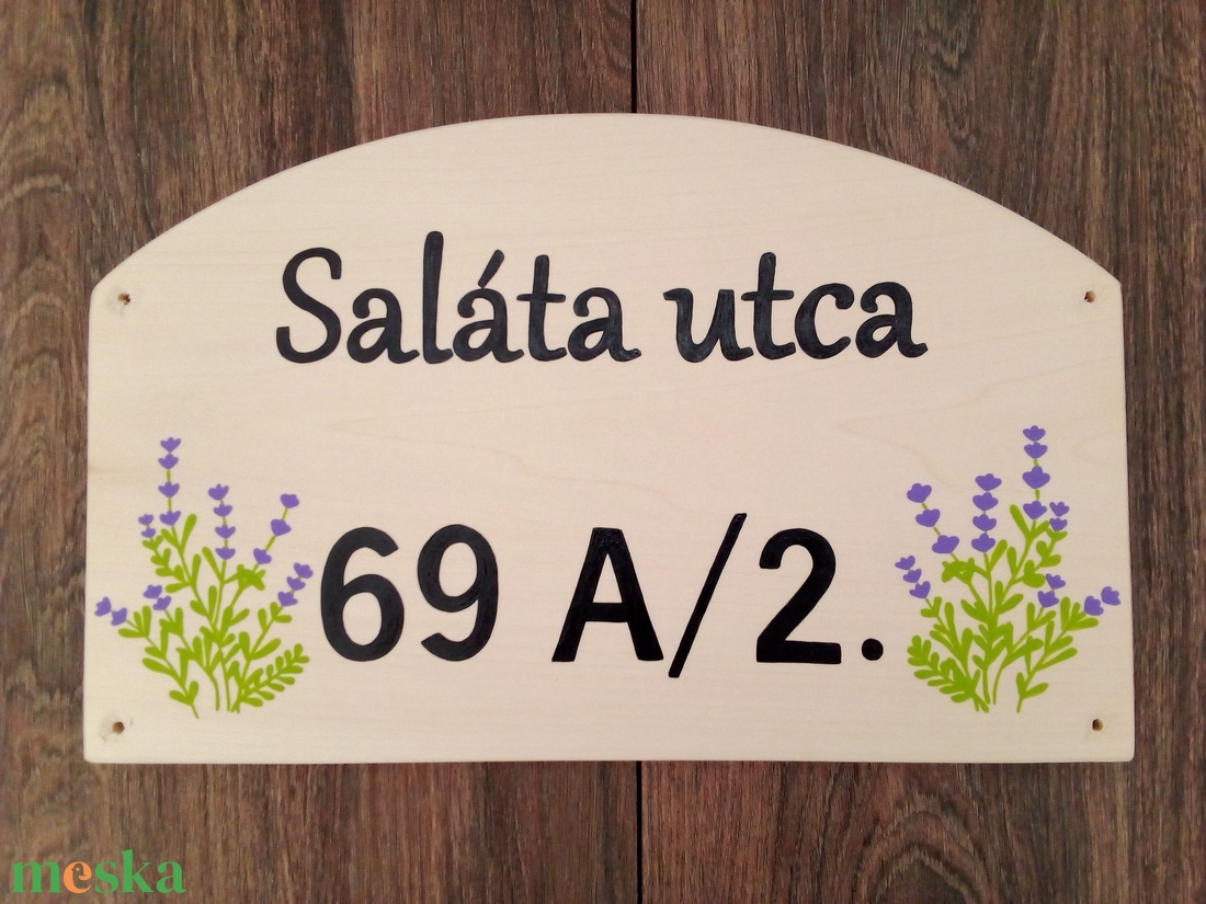 Házszám, kulcsakasztó, névtábla szett - 3 db - otthon & életmód - ház & kert - házszám - Meska.hu