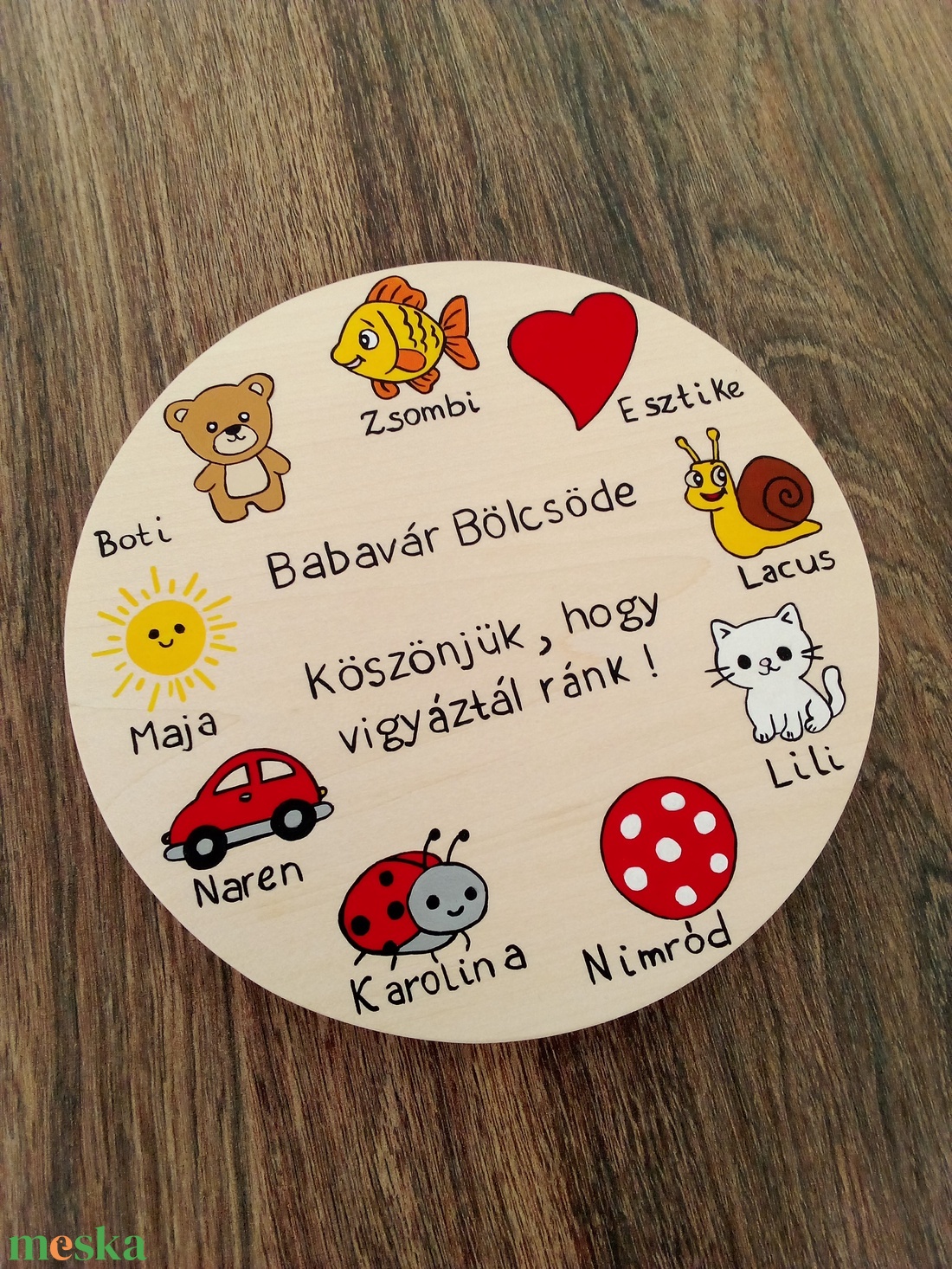 Óvodai ballagás, bölcsődei ballagás alkalmából készült tábla, névtábla, ovis jel  - játék & sport - ovis felszerelés - óvodai jelek - Meska.hu