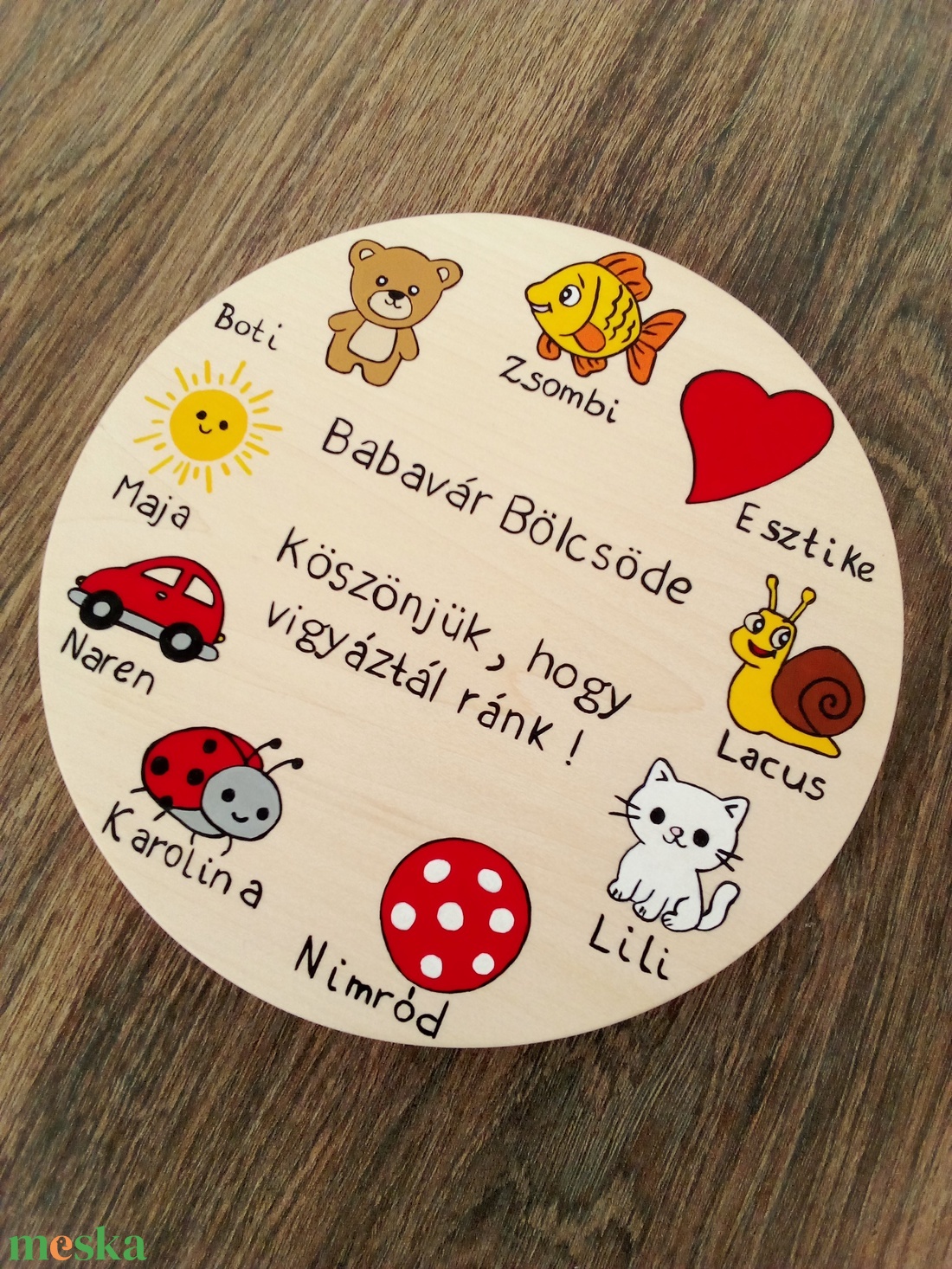 Óvodai ballagás, bölcsődei ballagás alkalmából készült tábla, névtábla, ovis jel  - játék & sport - ovis felszerelés - óvodai jelek - Meska.hu