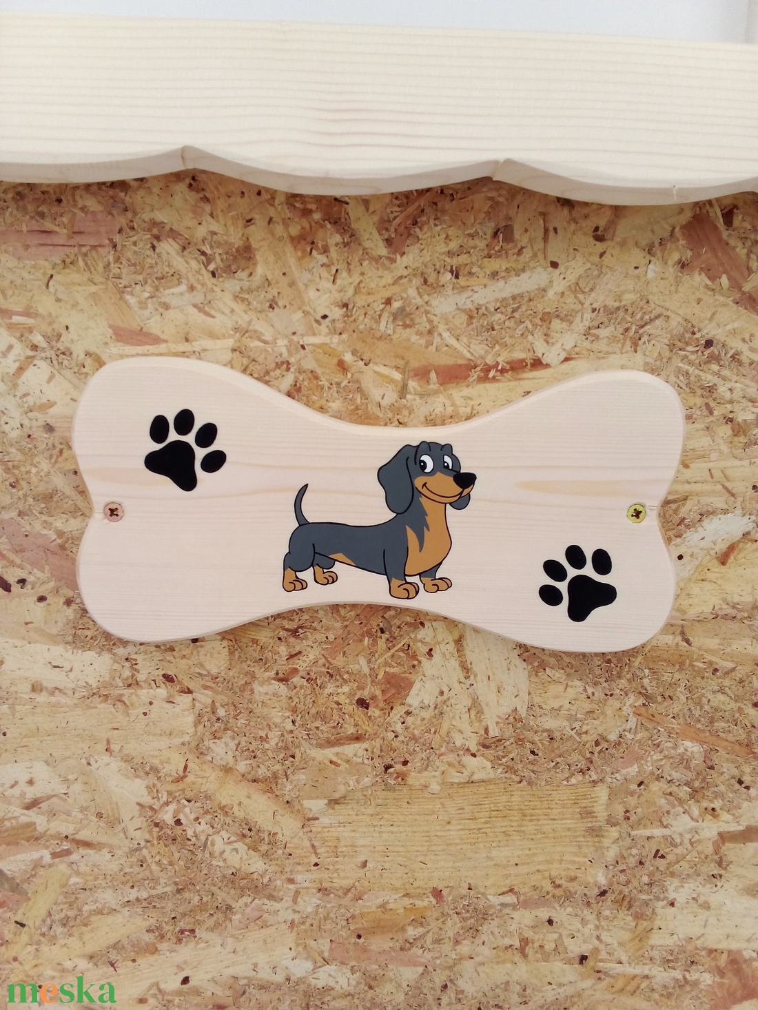 Kutya névtábla, kutya biléta, kutyaházra szerelhető tábla - otthon & életmód - kisállatoknak - kutyáknak - kutya biléta - Meska.hu