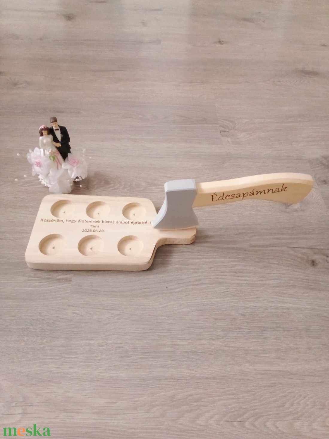 Szülőköszöntő rövidital kínáló , köszönőajándék, esküvői ajándék - esküvő - emlék & ajándék - szülőköszöntő ajándék - Meska.hu