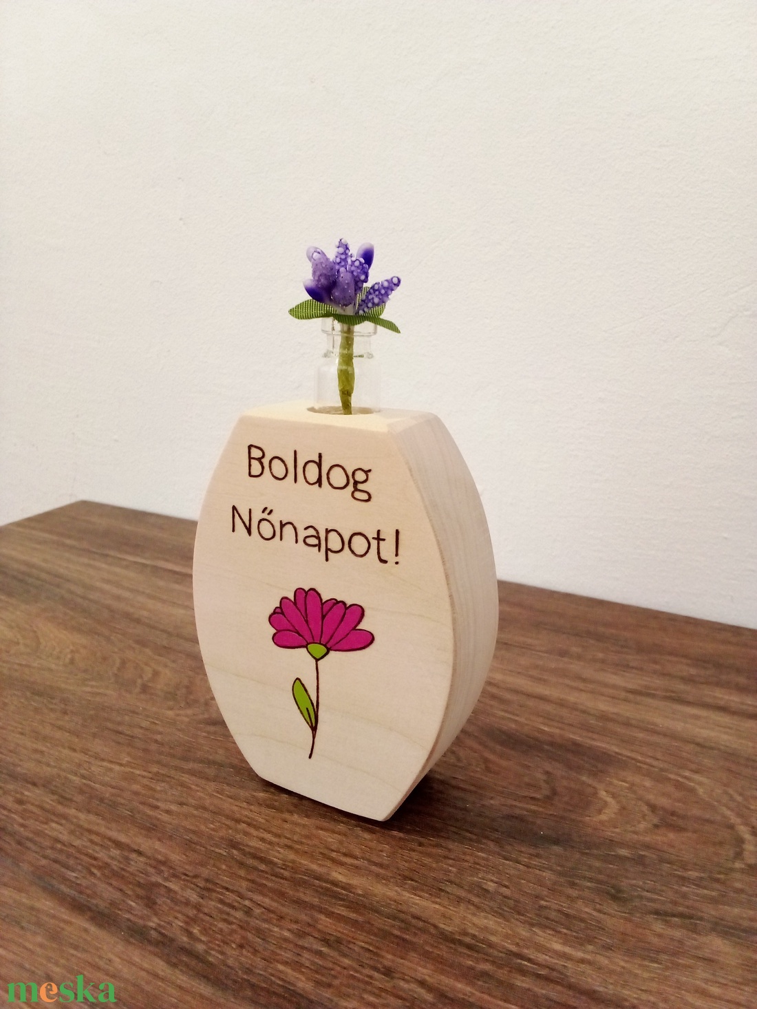 Nőnapi ajándék, virágdísz, dekoráció, virág - otthon & életmód - dekoráció - kép & falikép - táblakép - Meska.hu